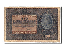 Poland, 100 Marek, 1919, KM #27, 1919-08-23, VF(20-25), L