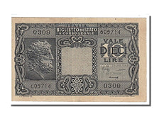 Italy, 10 Lire, 1944, KM #32b, 1944-11-23, UNC(60-62), 0309