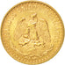 Mexico, 2 Pesos, 1945, Mexico City, MS(63), Gold, KM:461