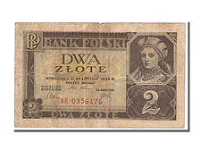 Poland, 2 Zlote, 1936, KM #76a, 1936-02-26, EF(40-45), AR