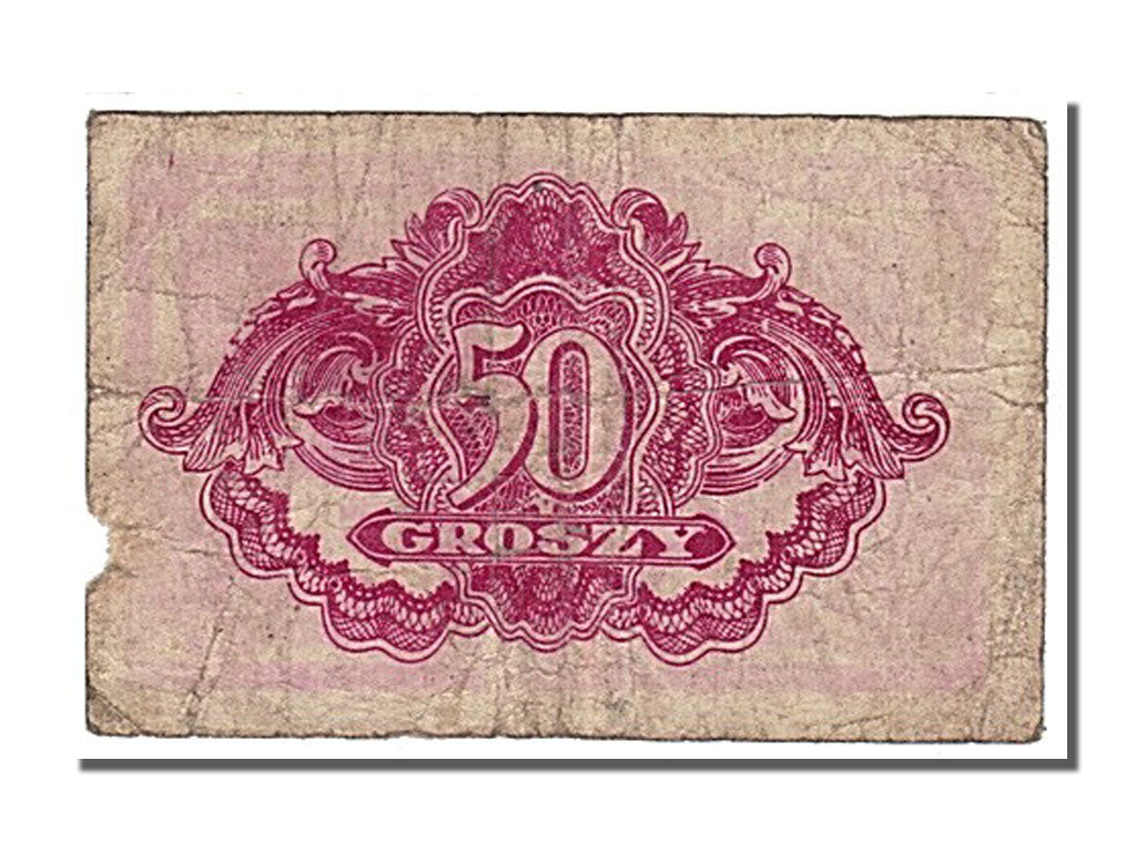 Poland, 50 Groszy, 1944, KM #104a, VF(20-25)