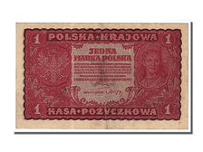 Poland, 1 Marka, 1919, KM #23, 1919-08-23, AU(55-58), BB