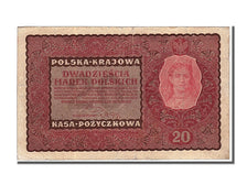 Poland, 20 Marek, 1919, KM #26, 1919-08-23, EF(40-45), EH