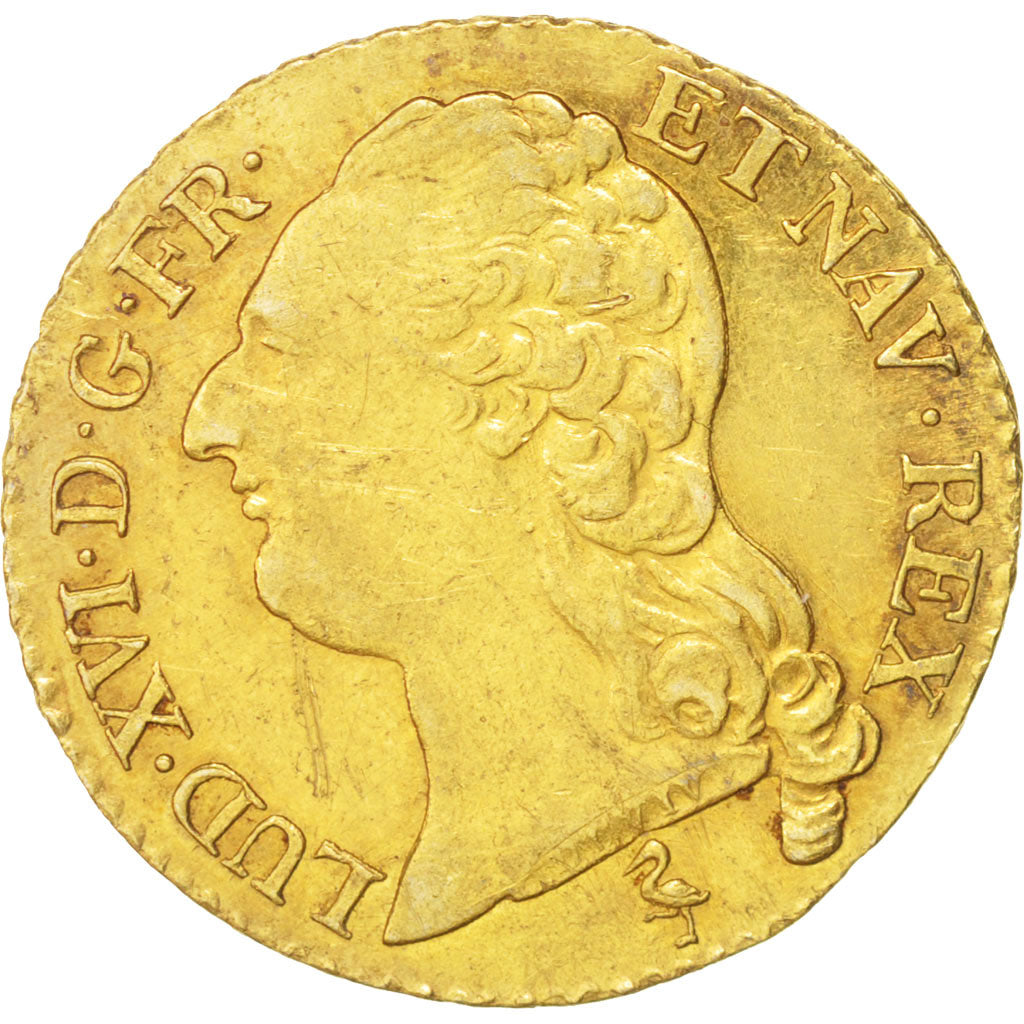 Francia, Louis XVI, Louis d'or à la tête nue, Louis d'Or, 1786, Paris, BB+,...