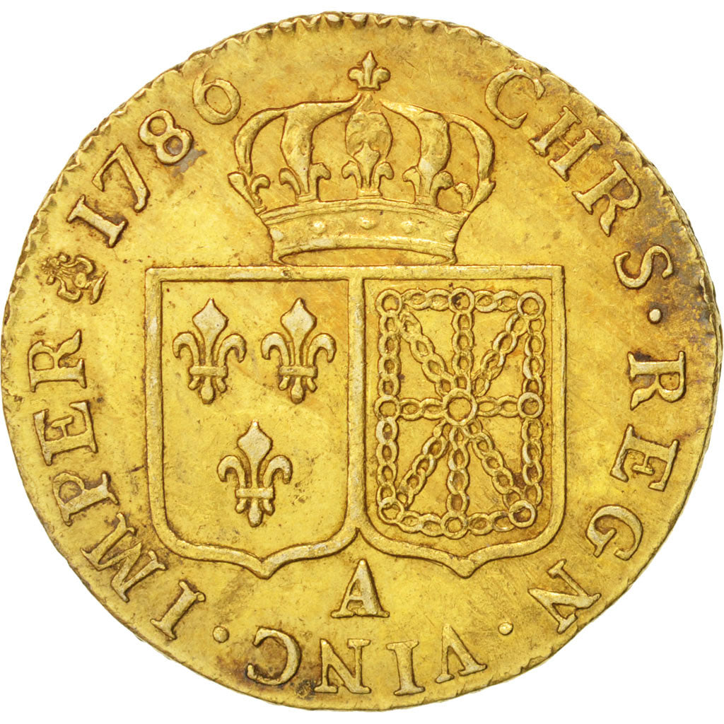 Francia, Louis XVI, Louis d'or à la tête nue, Louis d'Or, 1786, Paris, BB+,...