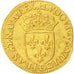 Munten, Frankrijk, Louis XIII, Écu d'or, Ecu d'or, 1631, Lyon, ZF, Goud