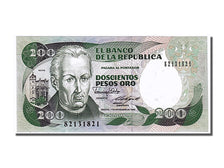 Banknote, Colombia, 200 Pesos Oro, 1988, 1988-11-01, UNC(65-70)