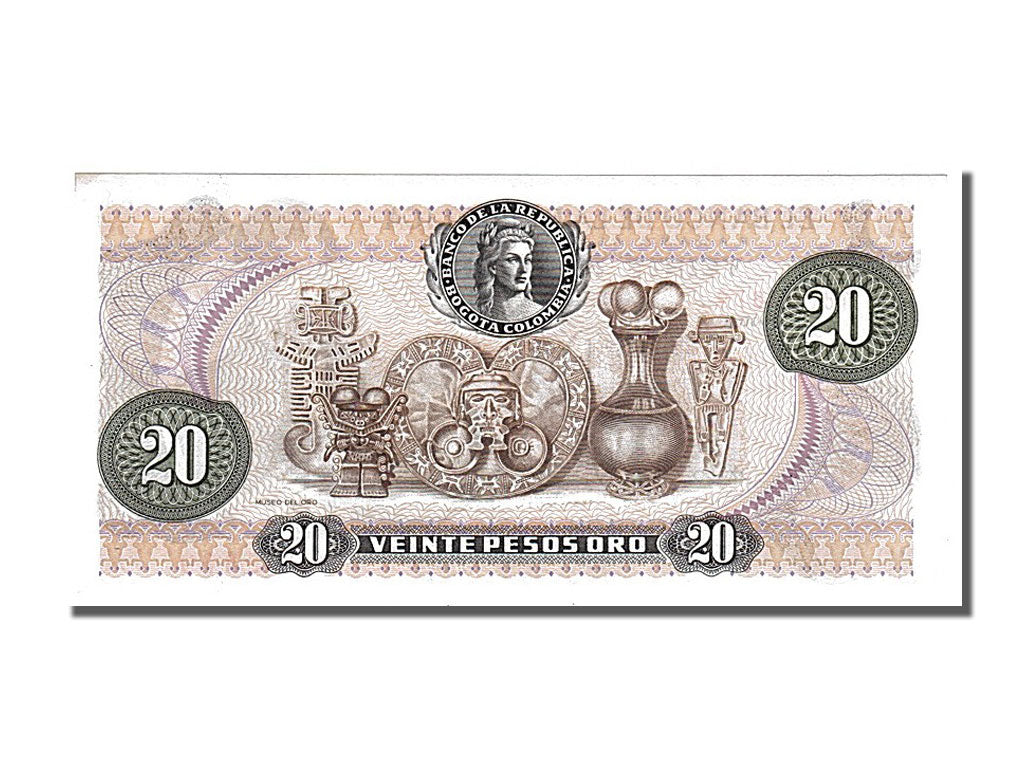 Banknote, Colombia, 20 Pesos Oro, 1983, 1983-01-01, UNC(65-70)