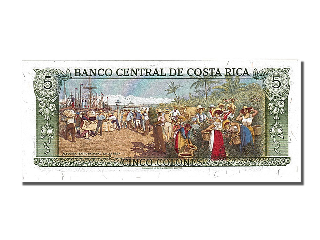 Banknote, Costa Rica, 5 Colones, 1981, 1981-03-12, UNC(65-70)