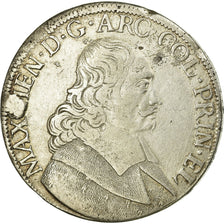 Moneda, LIEJA, Maximilian Henry, Patagon, 1663, Liege, MBC, Plata, KM:80