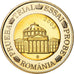 Rumanía, medalla, 2 E, Essai-Trial, 2003, FDC, Bimetálico