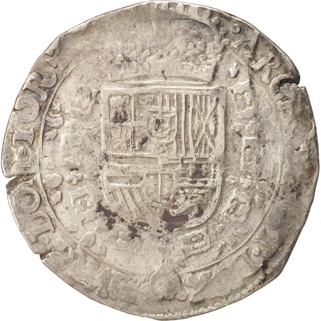 Coin, Spanish Netherlands, BRABANT, Patagon, 1617, Brabant, VF(30-35), Silver