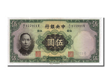 China, 5 Yüan, 1936, KM #217a, UNC(65-70), A/L 177921V