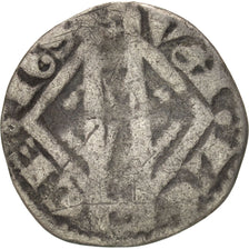 France, Hainaut, Denarius, Undated, Valenciennes, TB, Silver, Boudeau:2084