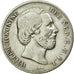 Coin, Netherlands, William III, Gulden, 1858, EF(40-45), Silver, KM:93