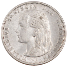 NETHERLANDS, Gulden, 1897, KM #117, EF(40-45), Silver, 28, 9.90