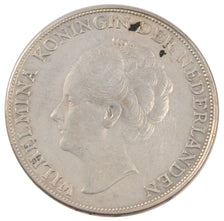 NETHERLANDS, Gulden, 1944, Philadelphia, KM #161.2, EF(40-45), Silver, 28, 9.94