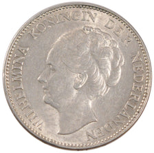 NETHERLANDS, Gulden, 1938, KM #161.1, AU(55-58), Silver, 28, 9.99