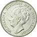 Coin, Netherlands, Wilhelmina I, Gulden, 1938, MS(60-62), Silver, KM:161.1
