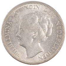 NETHERLANDS, Gulden, 1940, KM #161.1, AU(55-58), Silver, 28, 9.97