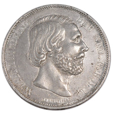 NETHERLANDS, 2-1/2 Gulden, 1873, KM #82, AU(55-58), Silver, 38, 24.93