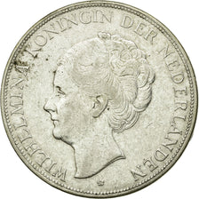 Coin, Netherlands, Wilhelmina I, 2-1/2 Gulden, 1929, EF(40-45), Silver, KM:165