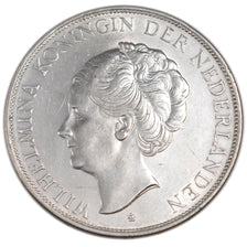 NETHERLANDS, 2-1/2 Gulden, 1938, KM #165, EF(40-45), Silver, 38, 24.99