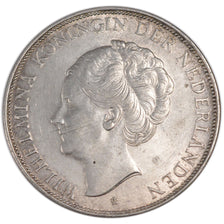 NETHERLANDS, 2-1/2 Gulden, 1939, KM #165, AU(55-58), Silver, 38, 24.97