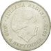 Coin, Netherlands, Juliana, 10 Gulden, 1973, AU(55-58), Silver, KM:196