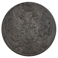 POLAND, 10 Groszy, 1840, Moneta Wschovensis, KM #113a, AU(50-53), Silver, 19,...