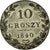 Monnaie, Pologne, Nicholas I, 10 Groszy, 1840, Moneta Wschovensis, SUP, Argent