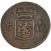 Dutch East India, 1 Duit, 1808, KM #76, EF(40-45), Copper, 2.56