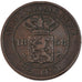 Indie Orientali Olandesi, 2 1/2 Cent, 1858, BB, Rame, KM:308