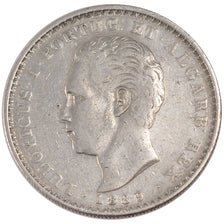 PORTUGAL, 500 Reis, 1889, KM #509, EF(40-45), Silver, 12.48