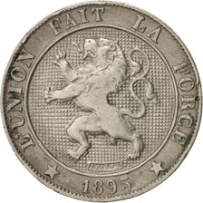 Belgium, Leopold II, 5 Centimes, 1895, EF(40-45), Copper-nickel, KM:40