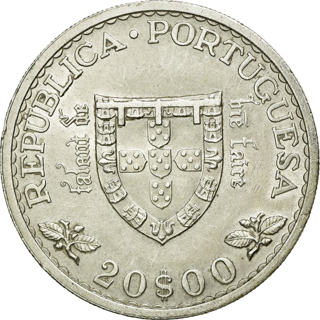 Coin, Portugal, 20 Escudos, 1960, MS(60-62), Silver, KM:589