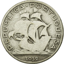 Coin, Portugal, 5 Escudos, 1932, VF(30-35), Silver, KM:581