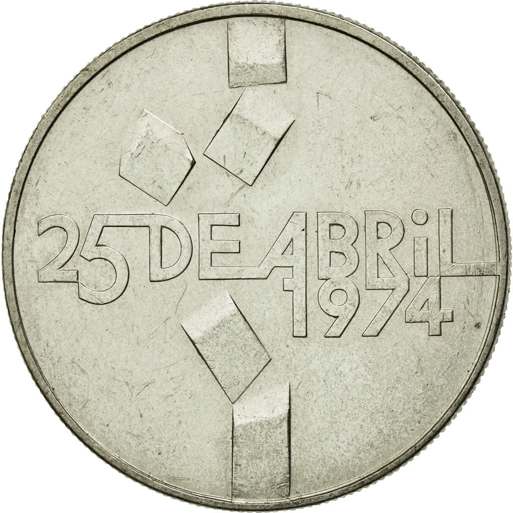 Coin, Portugal, 100 Escudos, 1976, MS(60-62), Silver, KM:603