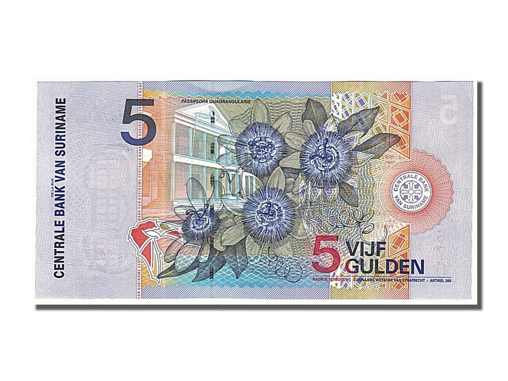 Suriname, 5 Gulden, 2000, KM #146, 2000-01-01, UNC(65-70), AK