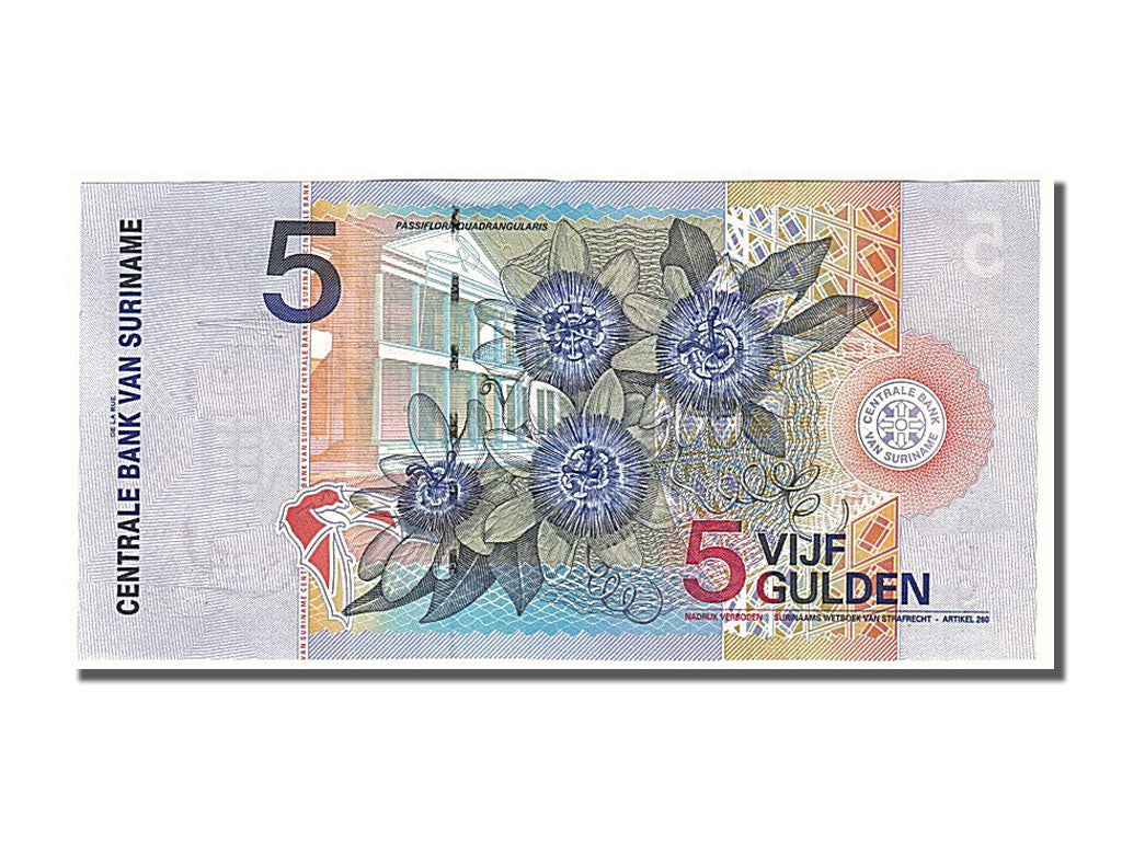 Suriname, 5 Gulden, 2000, KM #146, 2000-01-01, UNC(65-70), AK