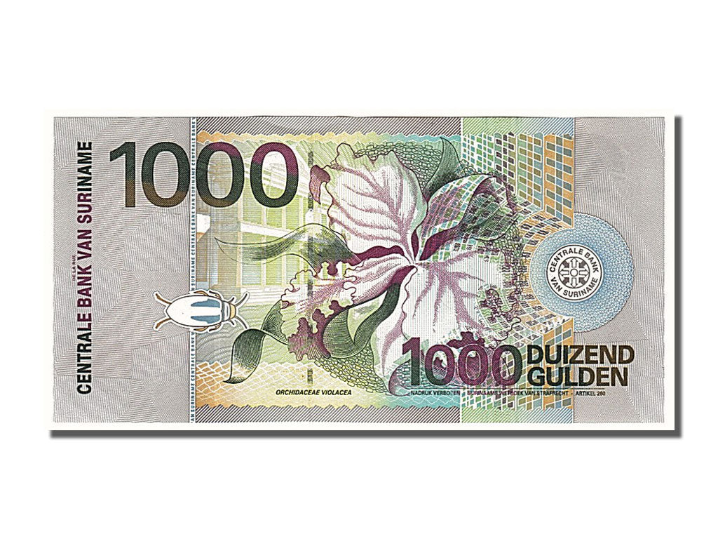 Suriname, 1000 Gulden, 2000, KM #151, 2000-01-01, UNC(65-70), AY