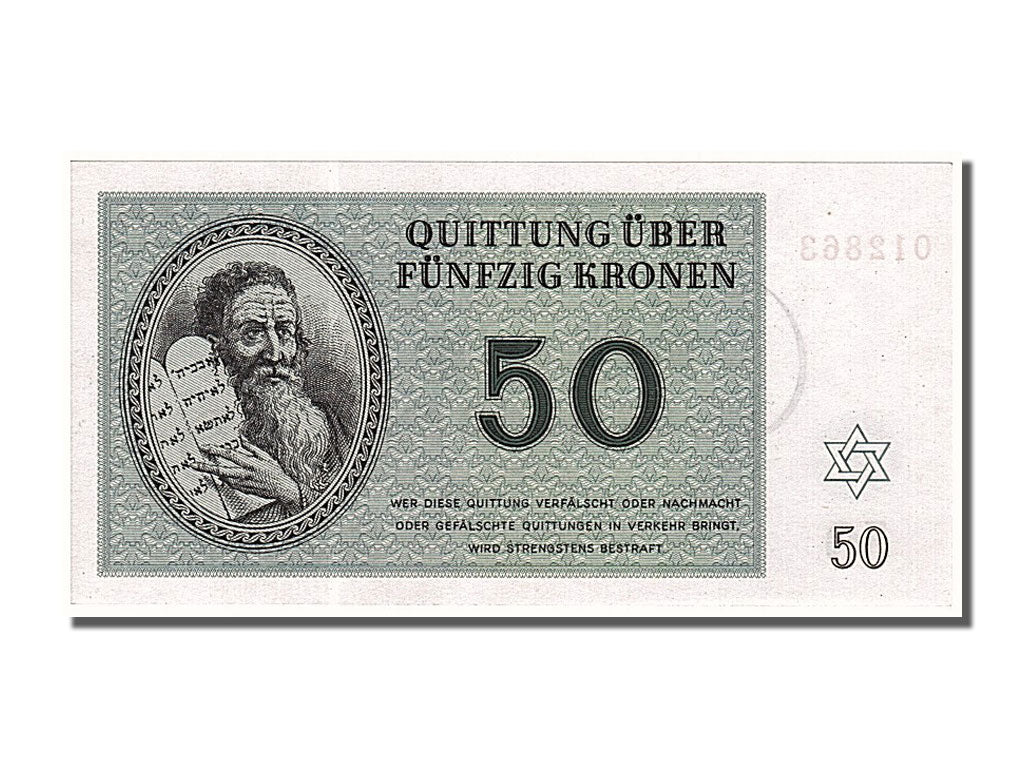 Cecoslovacchia, 50 Kronen, 1943, 1943-01-01, FDS