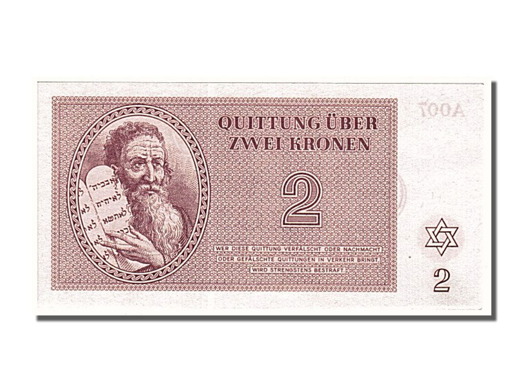 Banknote, Czechoslovakia, 2 Kronen, 1943, 1943-01-01, UNC(65-70)