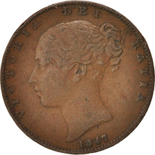 Gran Bretagna, Victoria, Farthing, 1847, BB, Rame, KM:725