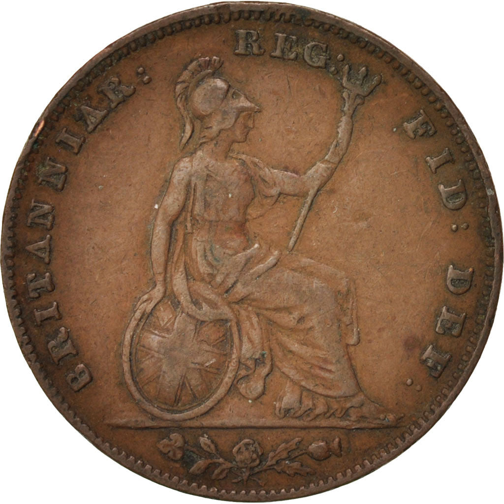 Gran Bretagna, Victoria, Farthing, 1847, BB, Rame, KM:725