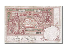 Belgium, 20 Francs, 1914, KM #67, 1914-04-17, EF(40-45), 2387R