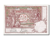 Belgium, 20 Francs, 1919, KM #67, 1919-02-27, EF(40-45), 2835V
