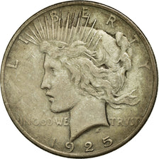 Coin, United States, Peace Dollar, Dollar, 1925, U.S. Mint, Philadelphia