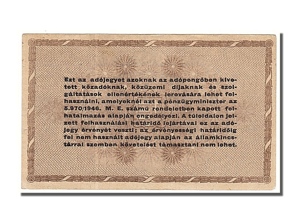 Hongrie, 10 000 Adopengö type 1946