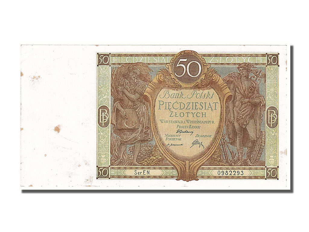Banknote, Poland, 50 Zlotych, 1929, 1929-09-01, UNC(63)